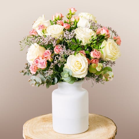 Rose Delight: Rosas y Limonium Rose Delight: Rosas y Limonium